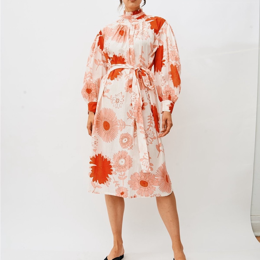 Little Tienda printed Maxi Dress L - Picture 3 of 7